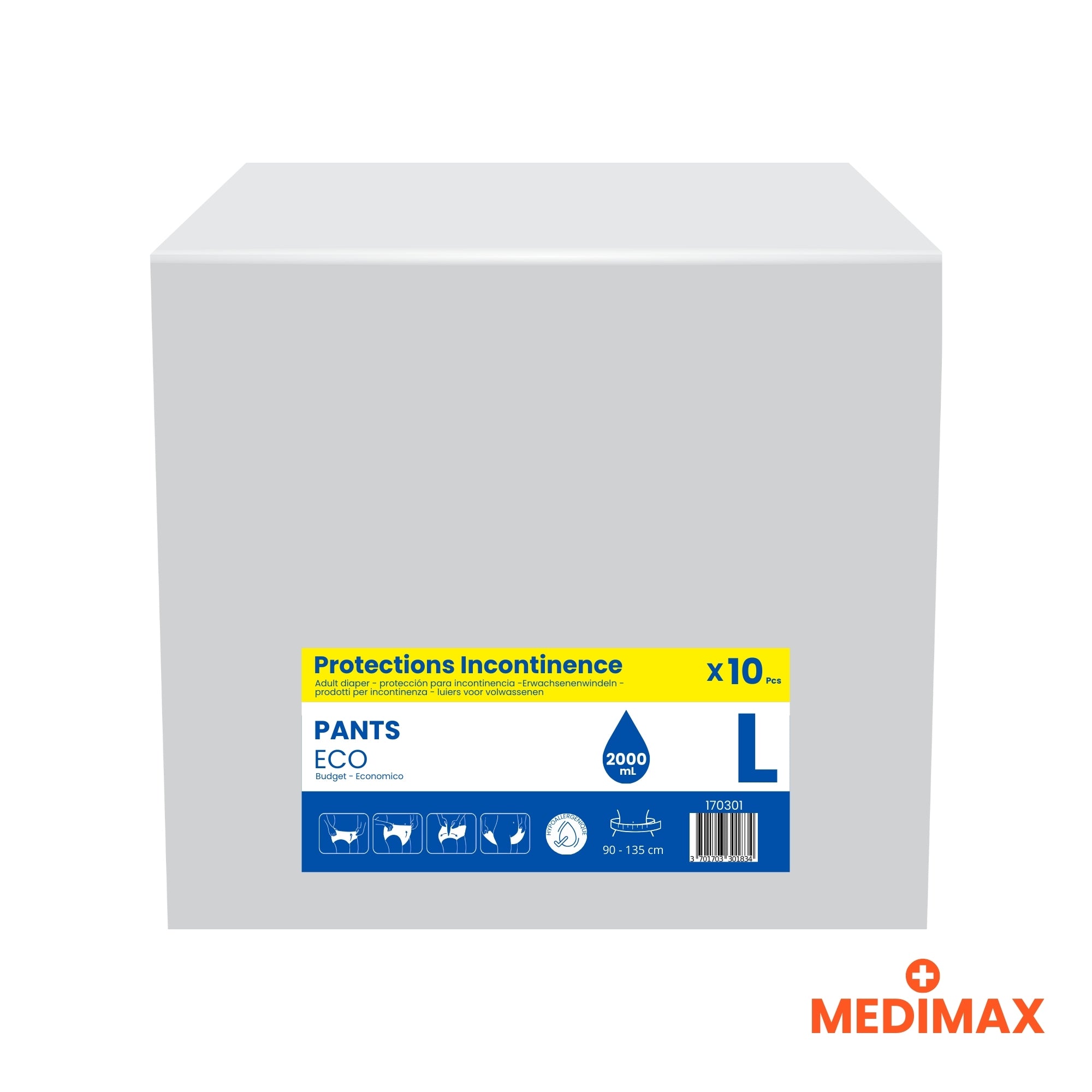 Budget Protective Diaper Pants – High-Absorbency Disposable Diapers M–XL