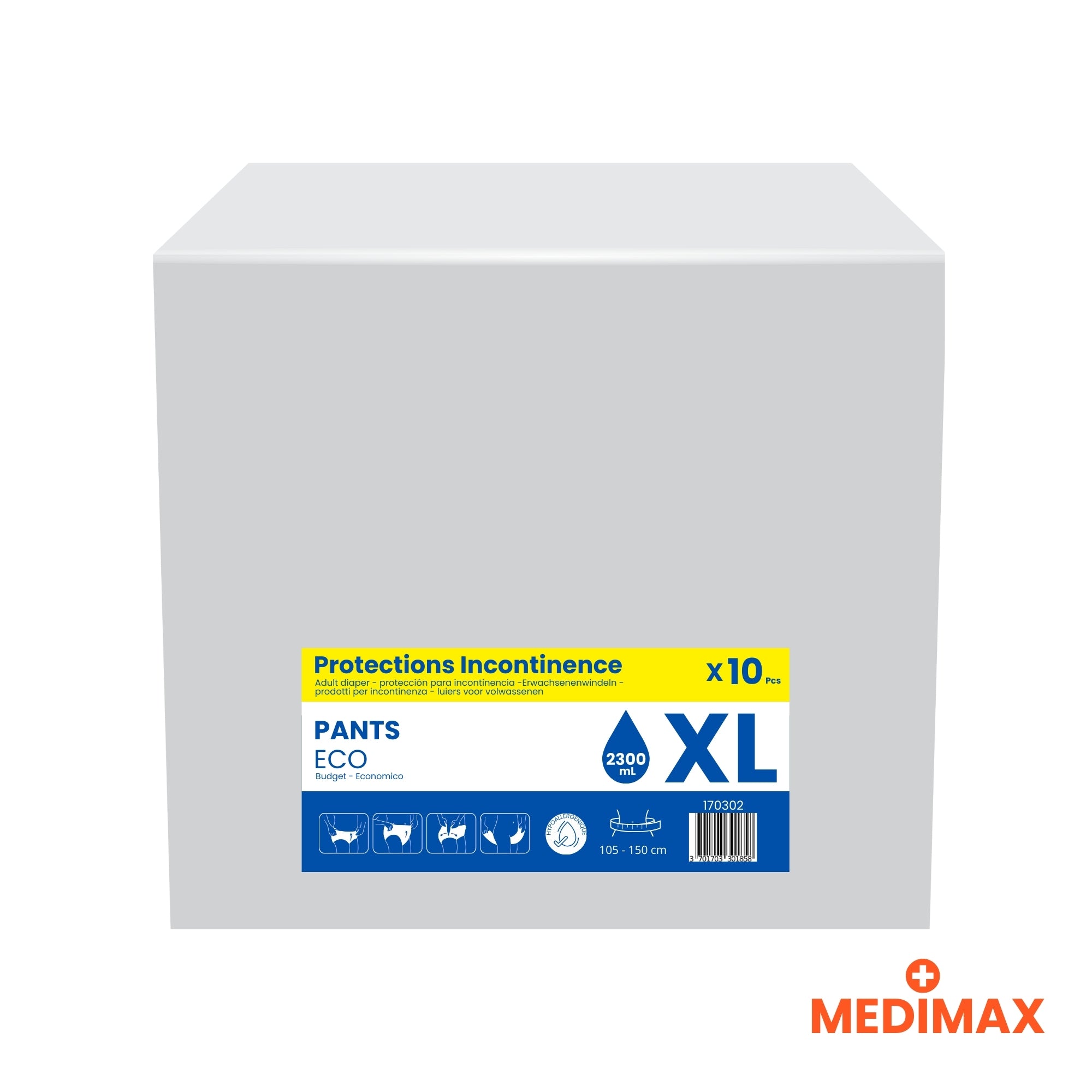 Budget Protective Diaper Pants – High-Absorbency Disposable Diapers M–XL