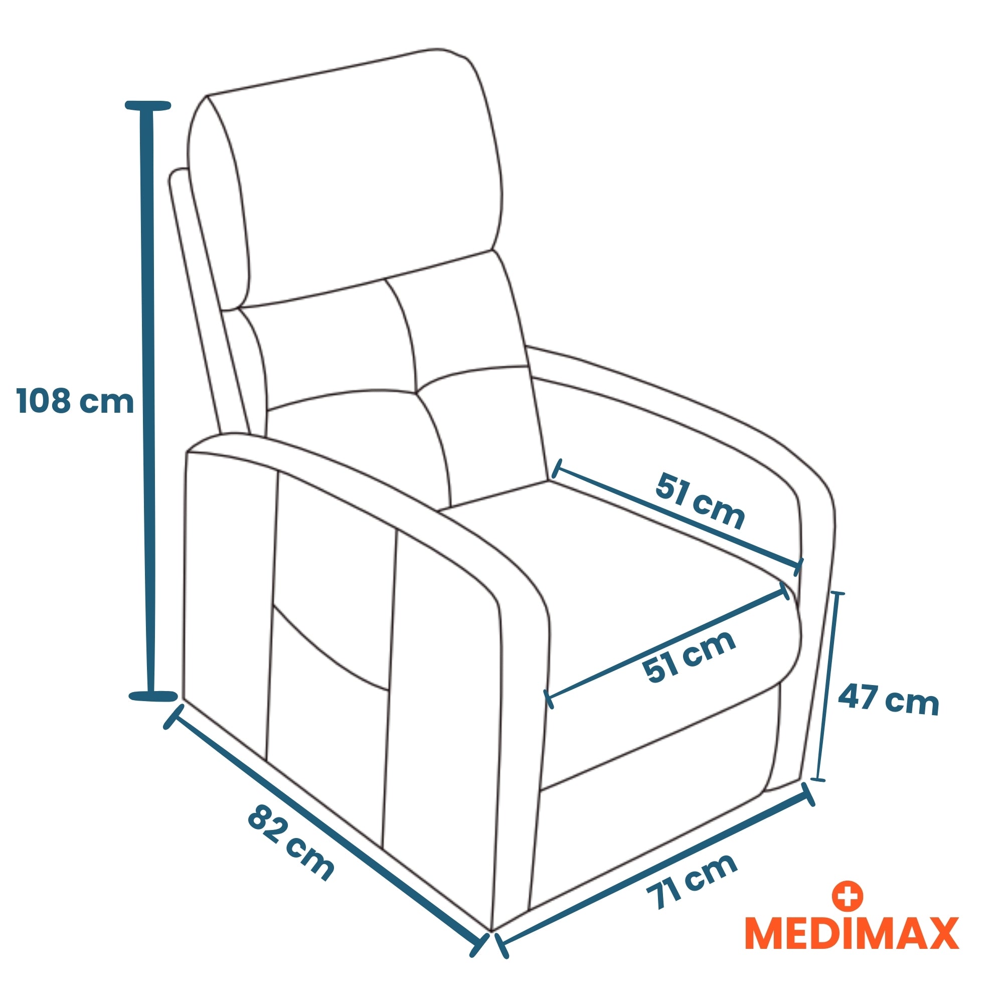 Premium 3 - Electric Lift Chair – 4 Motors, 3 Colors Available