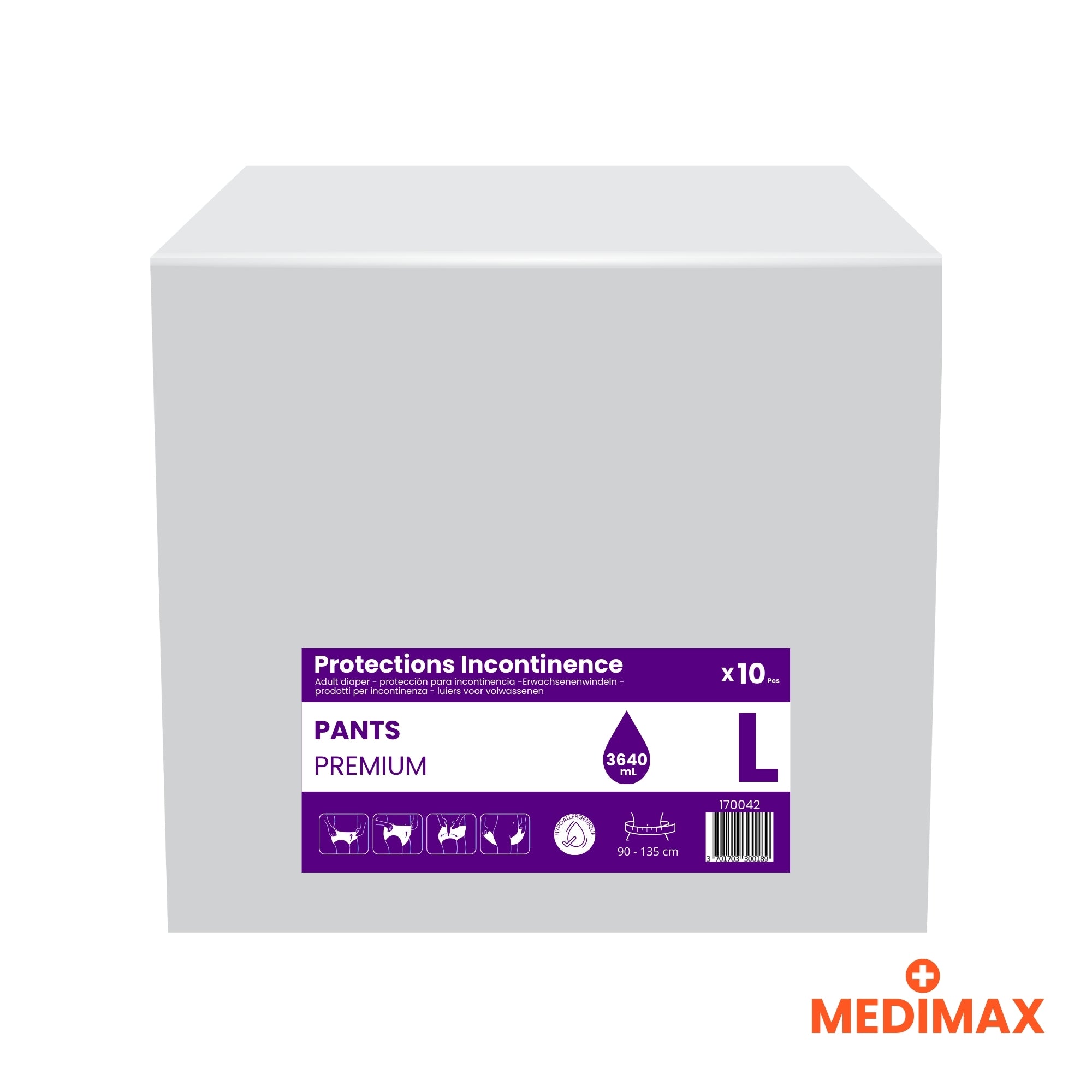 Premium Protective Pull-Up Pants – Ultra Absorbency • M–XL