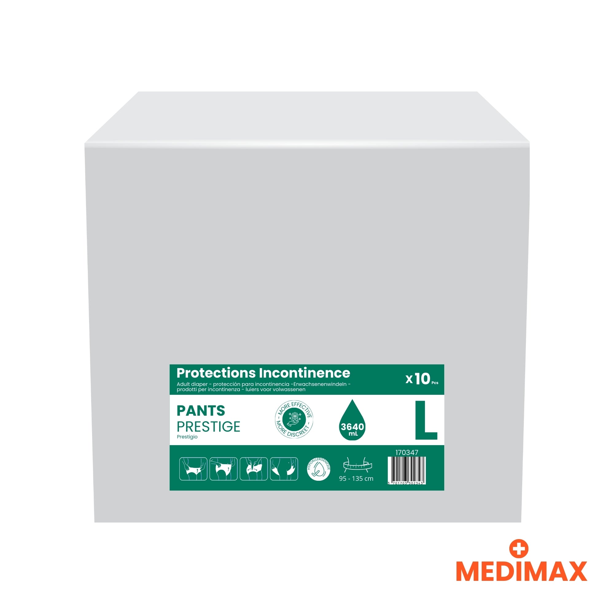 Prestige Protective Pull-Up Pants – Ultra Absorbency • M–XL