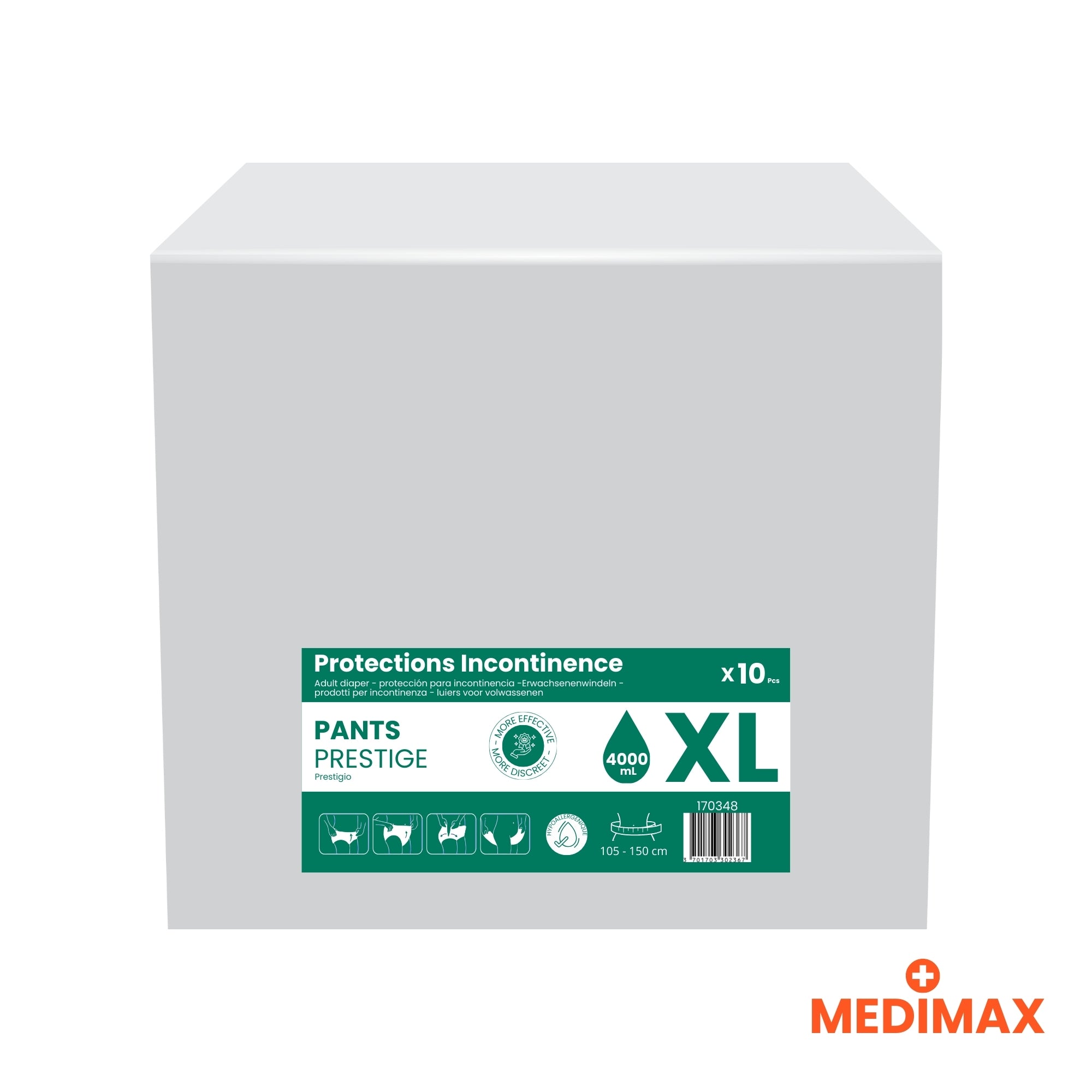 Prestige Protective Pull-Up Pants – Ultra Absorbency • M–XL