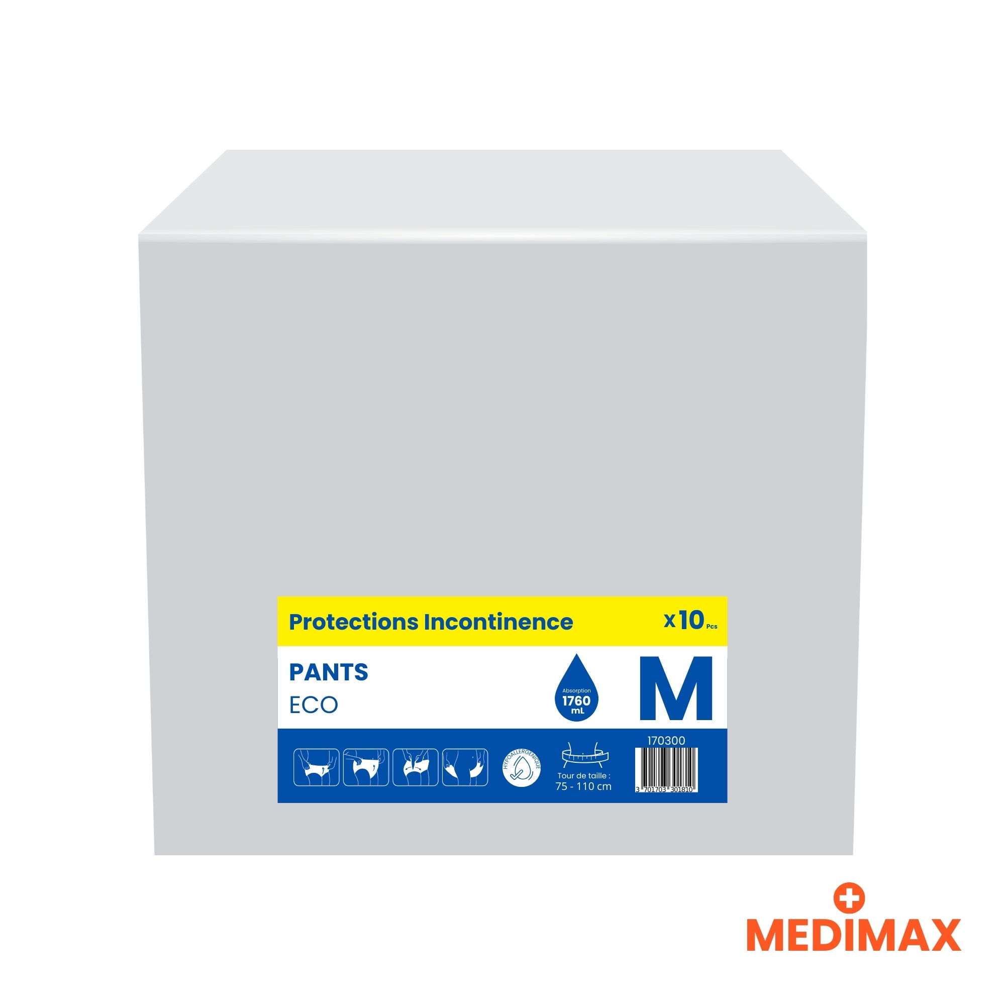 Eco Protective Diaper Pants – High-Absorbency Disposable Diapers (Sizes M, L, XL)