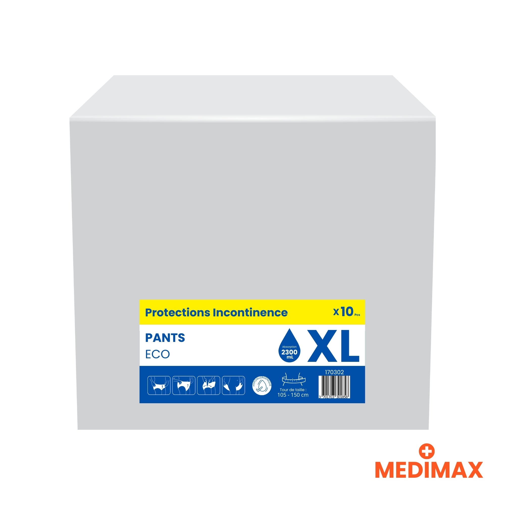 Eco Protective Diaper Pants – High-Absorbency Disposable Diapers (Sizes M, L, XL)