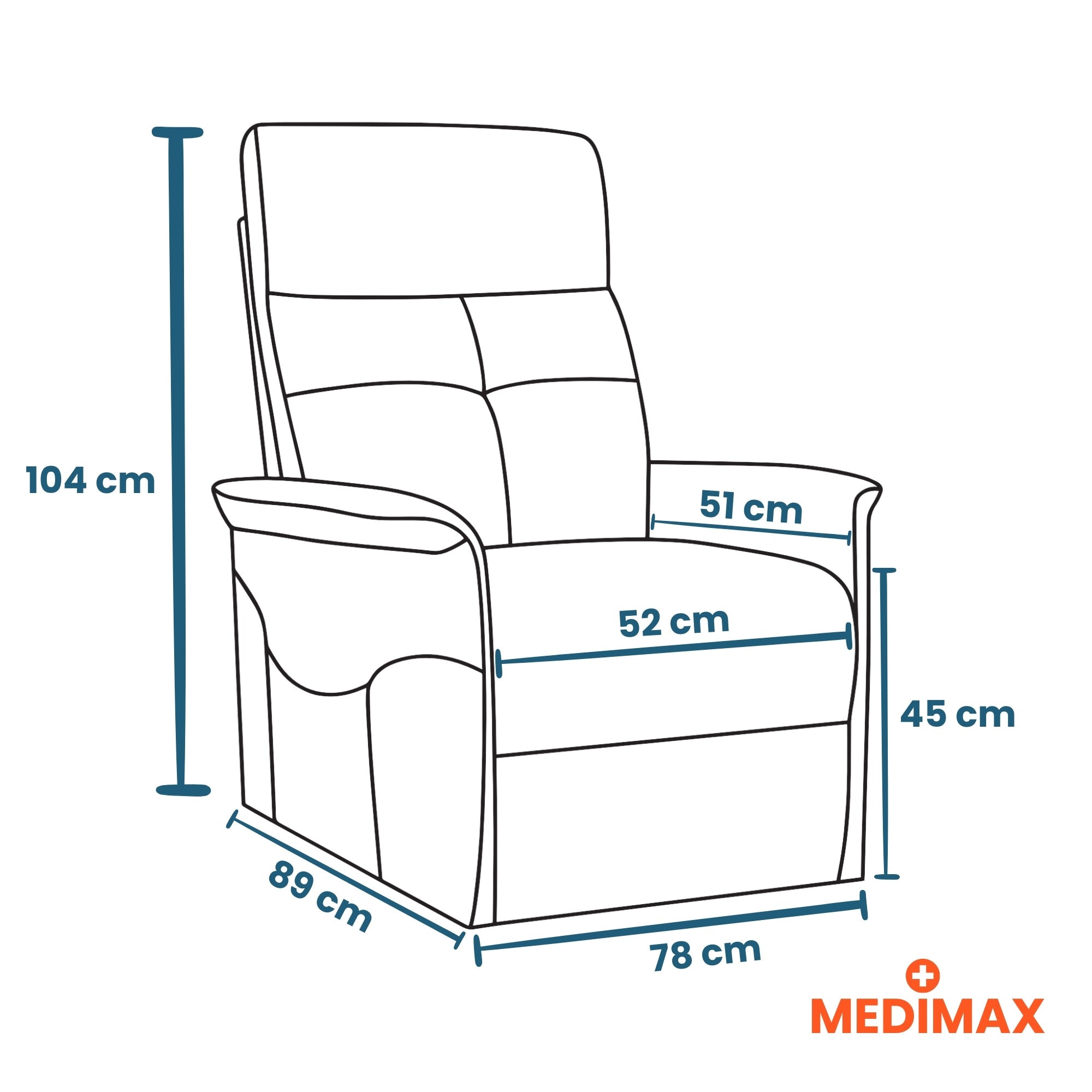 Premium 1 - Electric Lift Chair – 1 to 4 Motors, 7 Colors Available